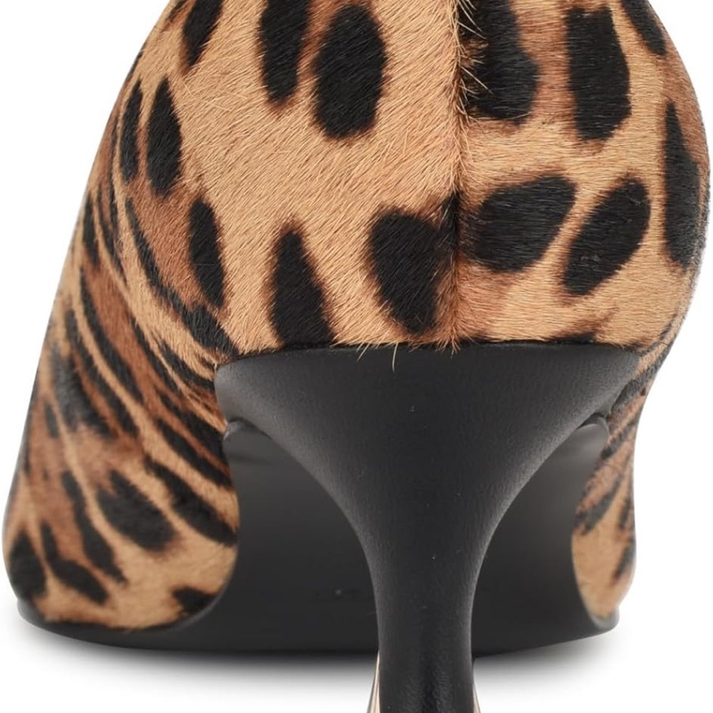Nine West Ariel’s Leopard Print Pointed Toe Kitten Heel Pumps - Women - Picture 10 of 11